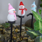 Christmas Ground With Snowman Lawn Lights - Image 9