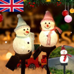Christmas Ground With Snowman Lawn Lights - Image 3