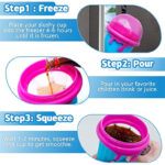 500ml Large Capacity Slushy Cup Summer Squeeze Homemade Juice Water Bottle Quick-Frozen Smoothie Sand Cup Pinch Fast Cooling Magic Ice Cream Slushy Maker Beker Kitchen Gadgets - Image 6