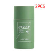 Cleansing Green Tea Mask Clay Stick Oil Control Anti-Acne Whitening Seaweed Mask Skin Care - Image 10