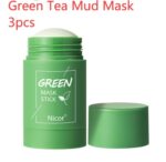 Cleansing Green Tea Mask Clay Stick Oil Control Anti-Acne Whitening Seaweed Mask Skin Care - Image 8