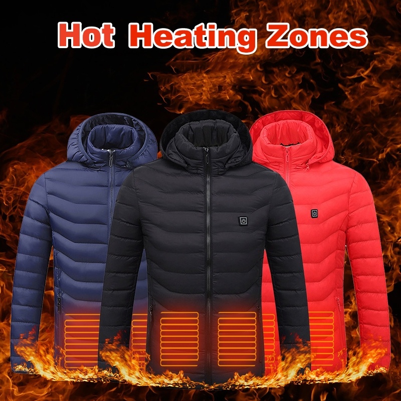 5e544431-af48-417d-9e69-c8929857de7b.jpg New Heated Jacket Coat USB Electric Jacket Cotton Coat Heater Thermal Clothing Heating Vest Men's Clothes Winter - Image 1
