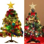 30  Long Tabletop Artificial Small Mini Christmas Tree W LED Lights Ornament - Image 9