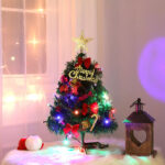 30  Long Tabletop Artificial Small Mini Christmas Tree W LED Lights Ornament - Image 6