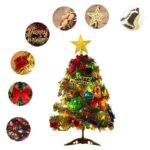 30  Long Tabletop Artificial Small Mini Christmas Tree W LED Lights Ornament - Image 3